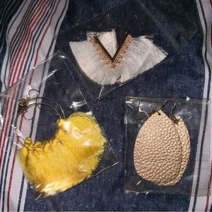 NWT 3 pairs of earrings